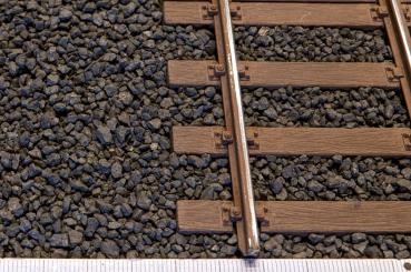 Modellbahnschotter Spur 1 - Farbe: Graphit