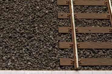 Modellbahnschotter Spur 0 - Farbe: Graphit