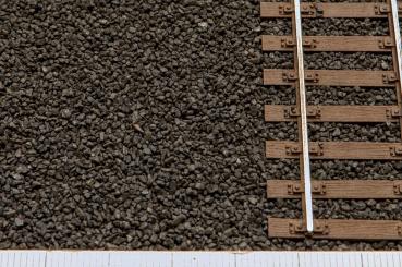 Modellbahnschotter Spur H0 - Farbe: Graphit